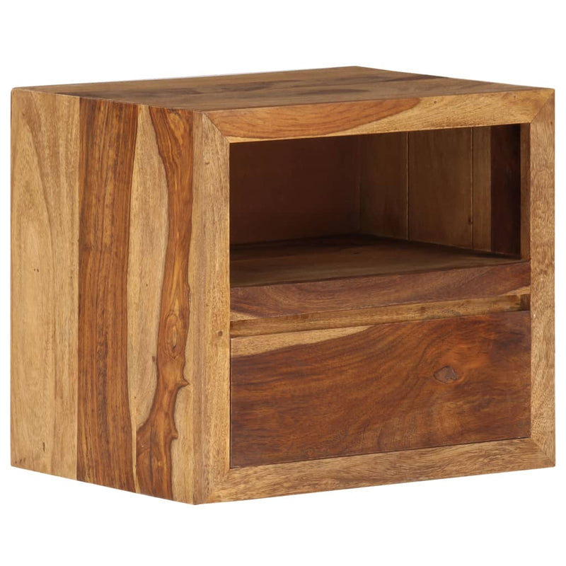 vidaXL Bedside Table Solid Sheesham Wood 40x30x35 cm