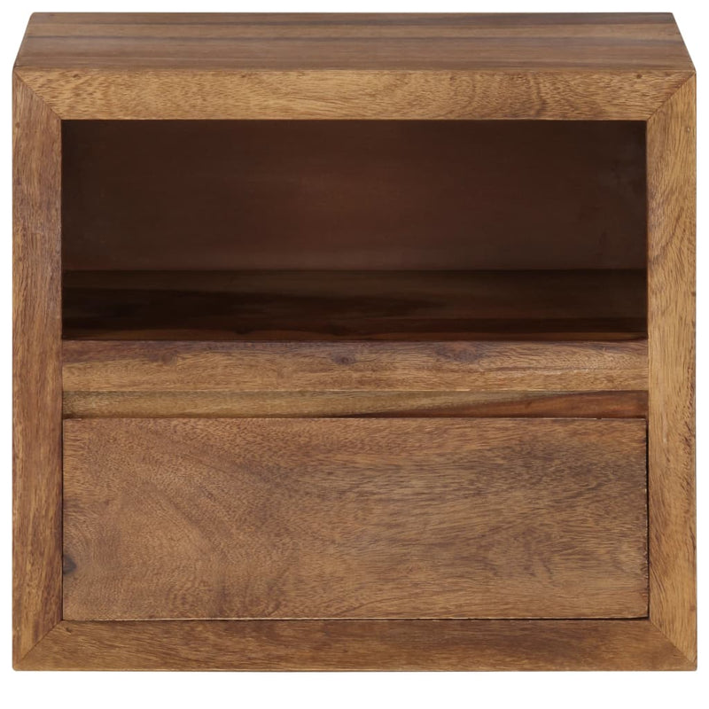 vidaXL Bedside Table Solid Sheesham Wood 40x30x35 cm