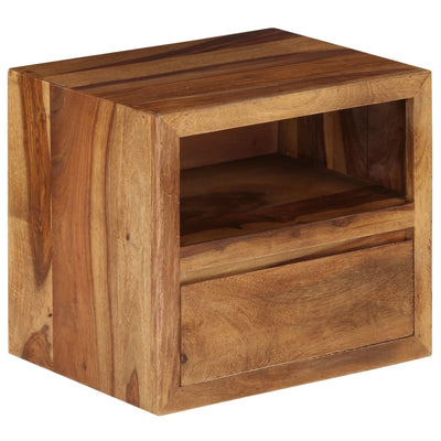 vidaXL Bedside Table Solid Sheesham Wood 40x30x35 cm