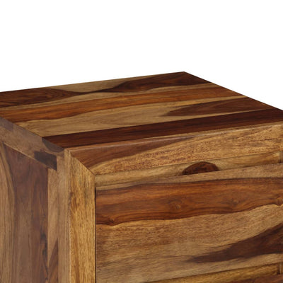 vidaXL Writing Table Solid Sheesham Wood 110x55x76 cm