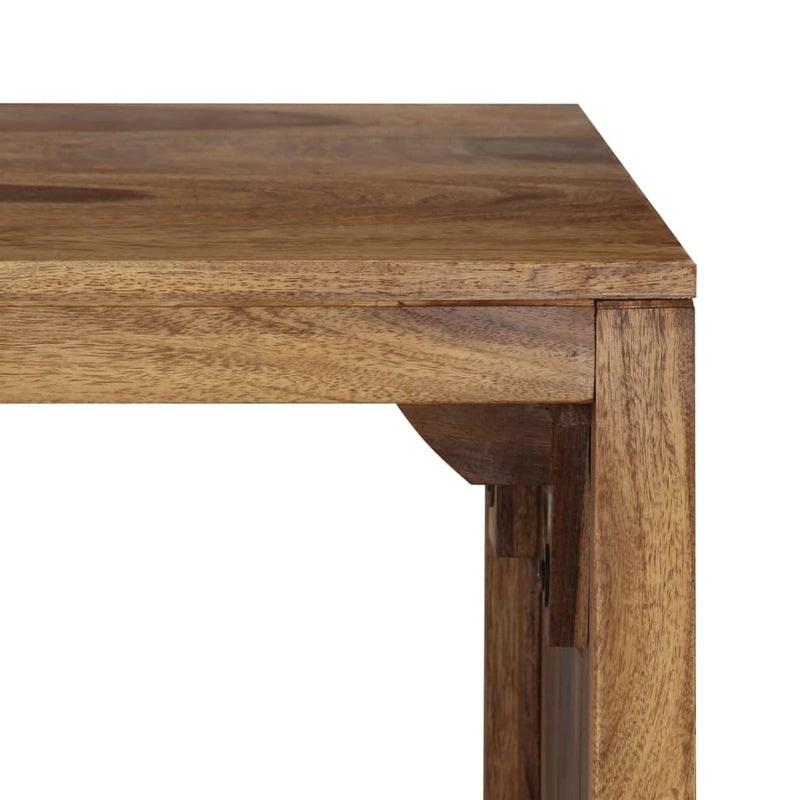 vidaXL Writing Table Solid Sheesham Wood 110x55x76 cm