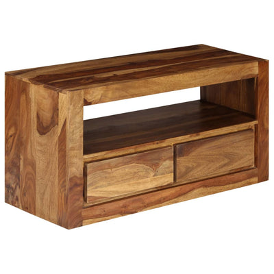 vidaXL TV Cabinet Solid Sheesham Wood 80x30x40 cm