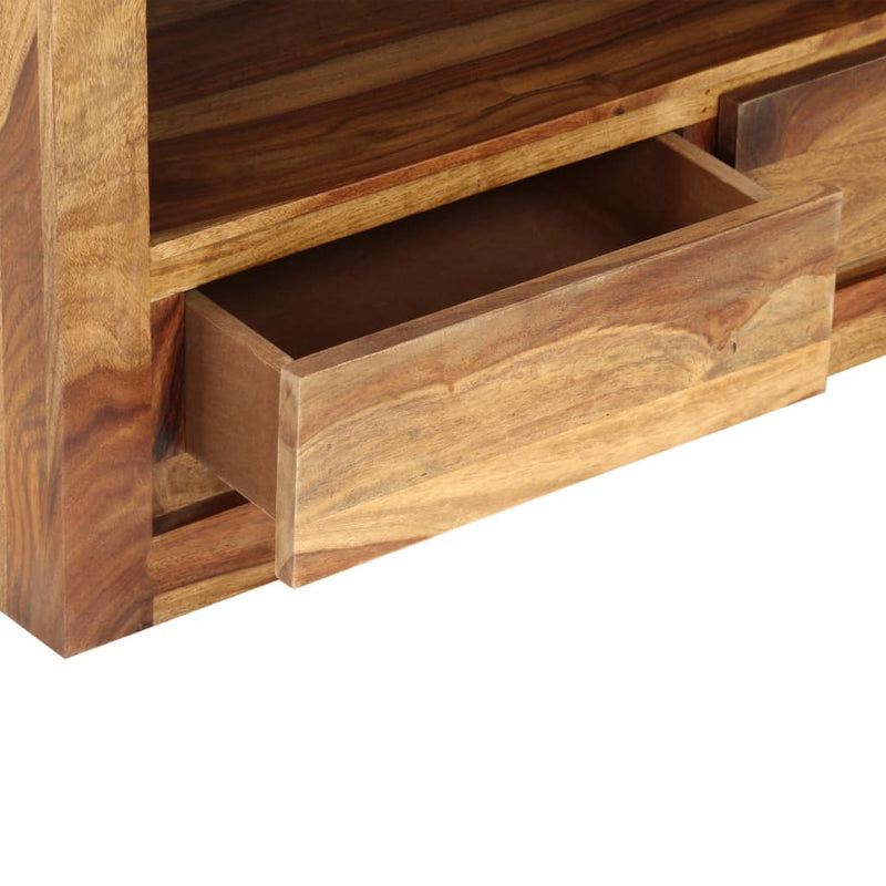 vidaXL TV Cabinet Solid Sheesham Wood 80x30x40 cm