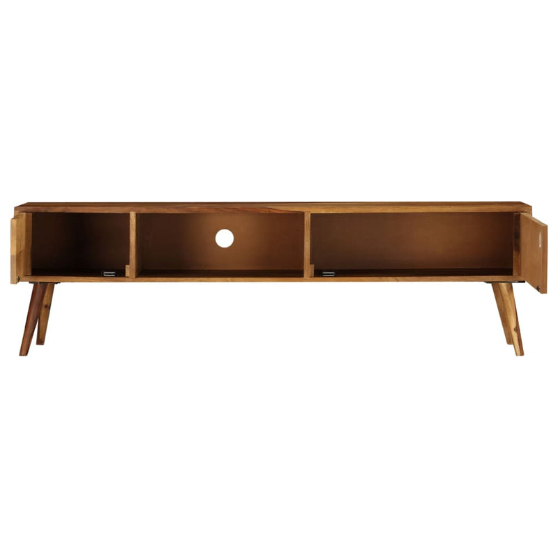 vidaXL TV Cabinet 140x30x40 cm Solid Sheesham Wood