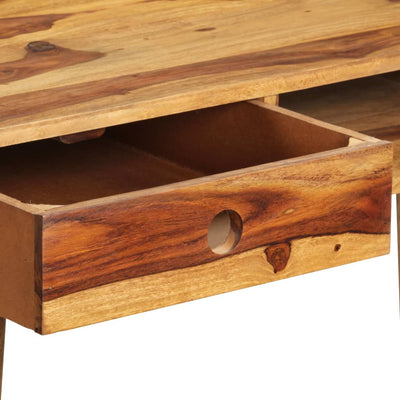 vidaXL Writing Desk 110x55x76 cm Solid Sheesham Wood
