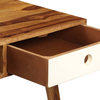 vidaXL Writing Desk 110x55x76 cm Solid Sheesham Wood