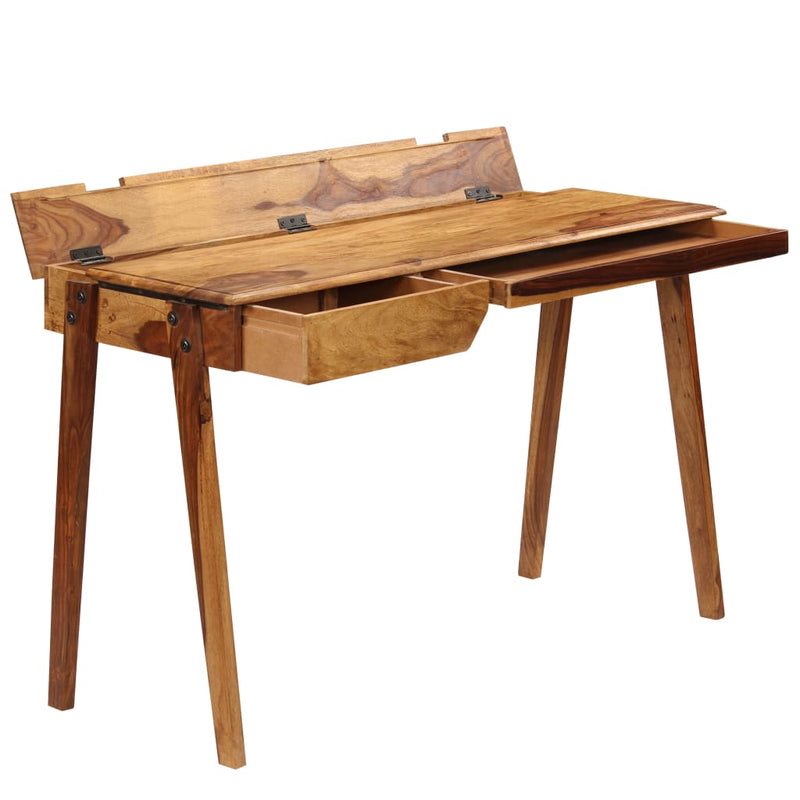 vidaXL Writing Desk 118x50x76 cm Solid Sheesham Wood