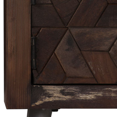 vidaXL TV Cabinet Solid Reclaimed Wood 140x30x45 cm