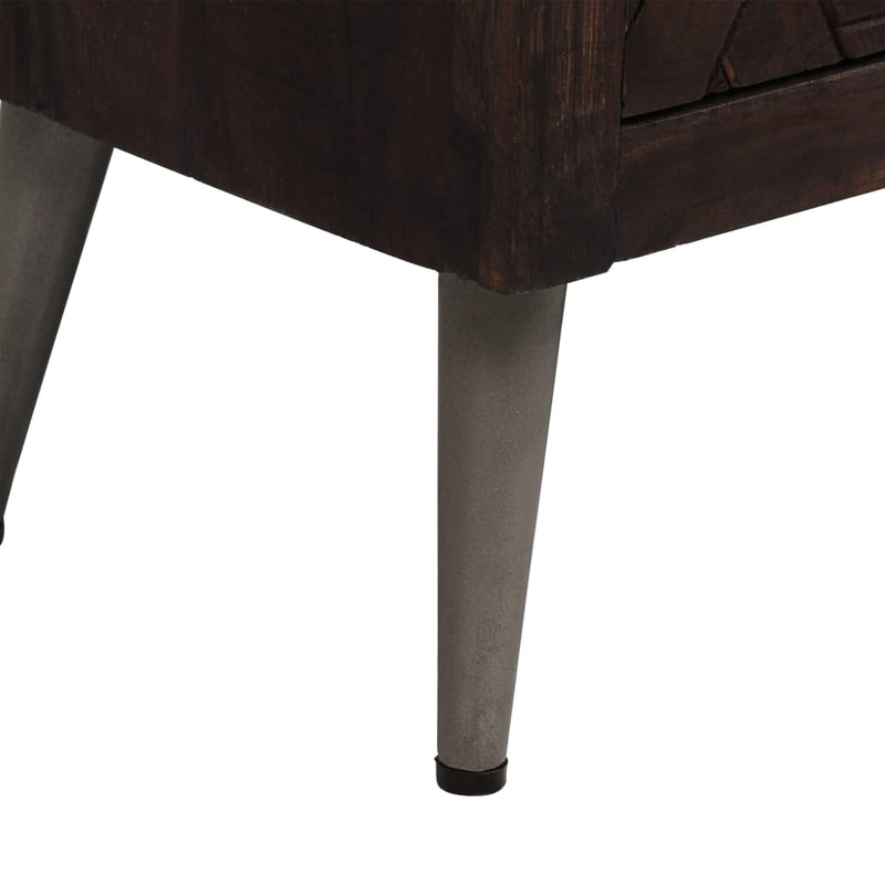 vidaXL Sideboard Solid Reclaimed Wood 60x30x76 cm