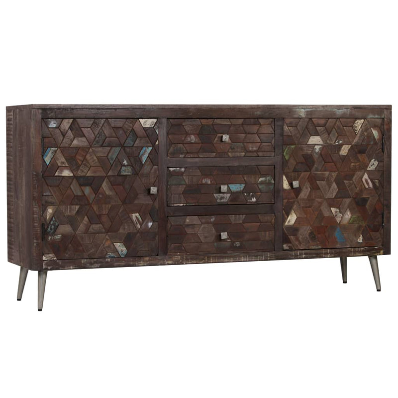vidaXL Sideboard Solid Reclaimed Wood 160x40x80 cm