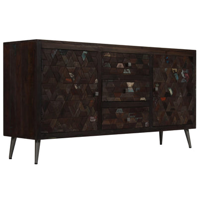 vidaXL Sideboard Solid Reclaimed Wood 160x40x80 cm