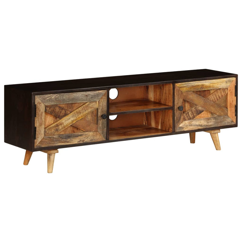 vidaXL TV Cabinet Solid Mango Wood 140x30x45 cm