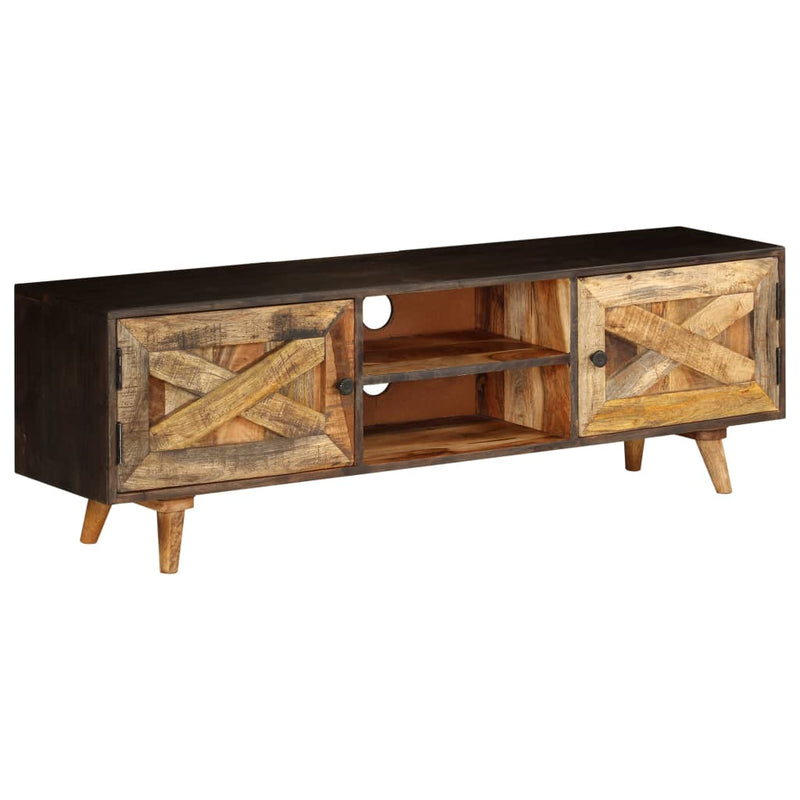 vidaXL TV Cabinet Solid Mango Wood 140x30x45 cm