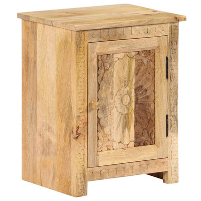 vidaXL Bedside Table Solid Mango Wood 40x30x50 cm