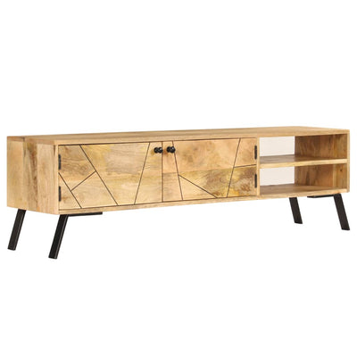 vidaXL TV Cabinet 140x30x40 cm Solid Mango Wood