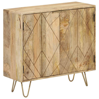 vidaXL Sideboard 80x30x75 cm Solid Wood Mango