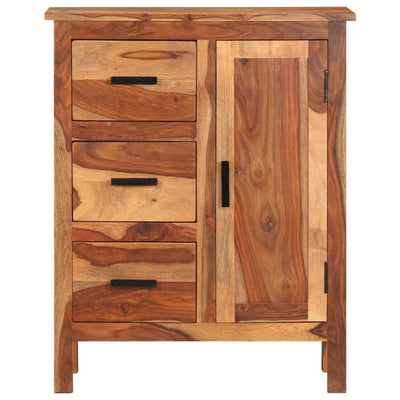 vidaXL Sideboard 65x30x80 cm Solid Sheesham Wood