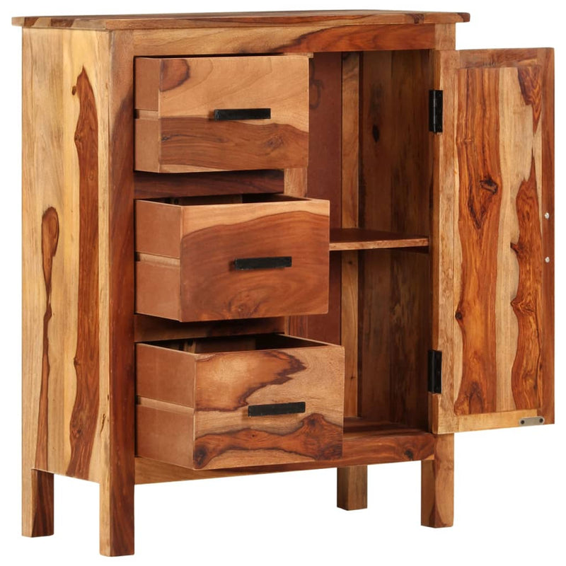 vidaXL Sideboard 65x30x80 cm Solid Sheesham Wood