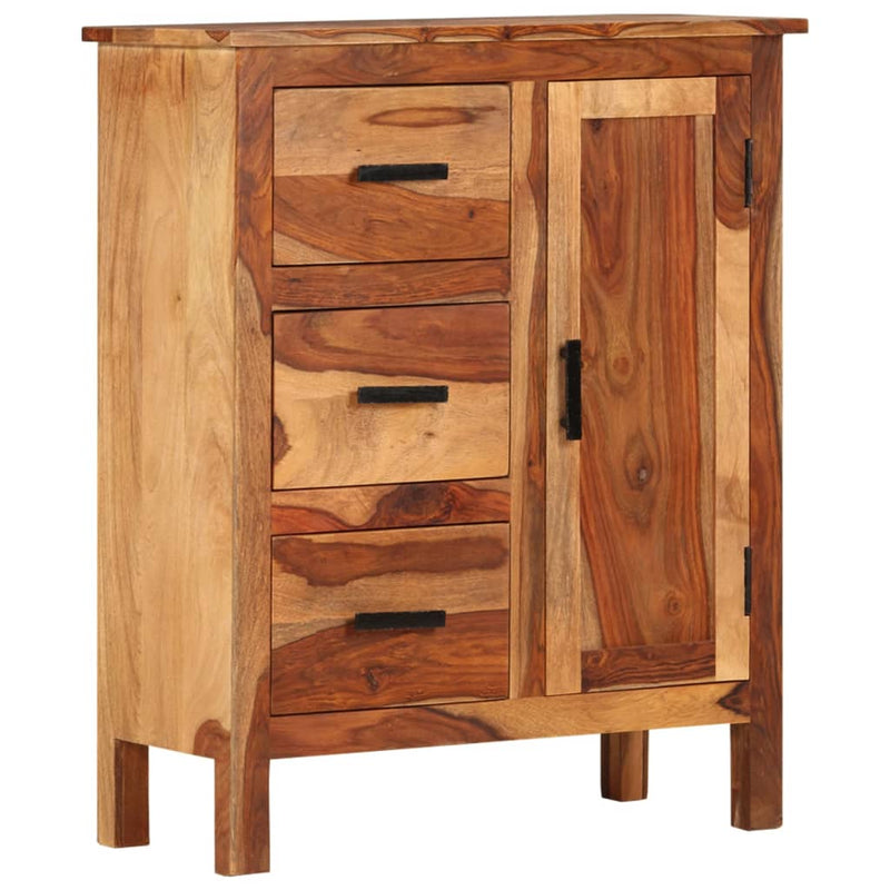 vidaXL Sideboard 65x30x80 cm Solid Sheesham Wood