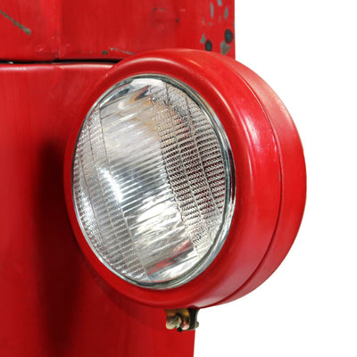 vidaXL Tractor Bar Table Solid Mango Wood Red 60x150x107 cm