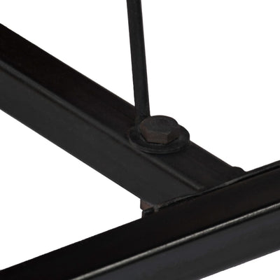 vidaXL Tractor Bar Table Solid Mango Wood Red 60x150x107 cm