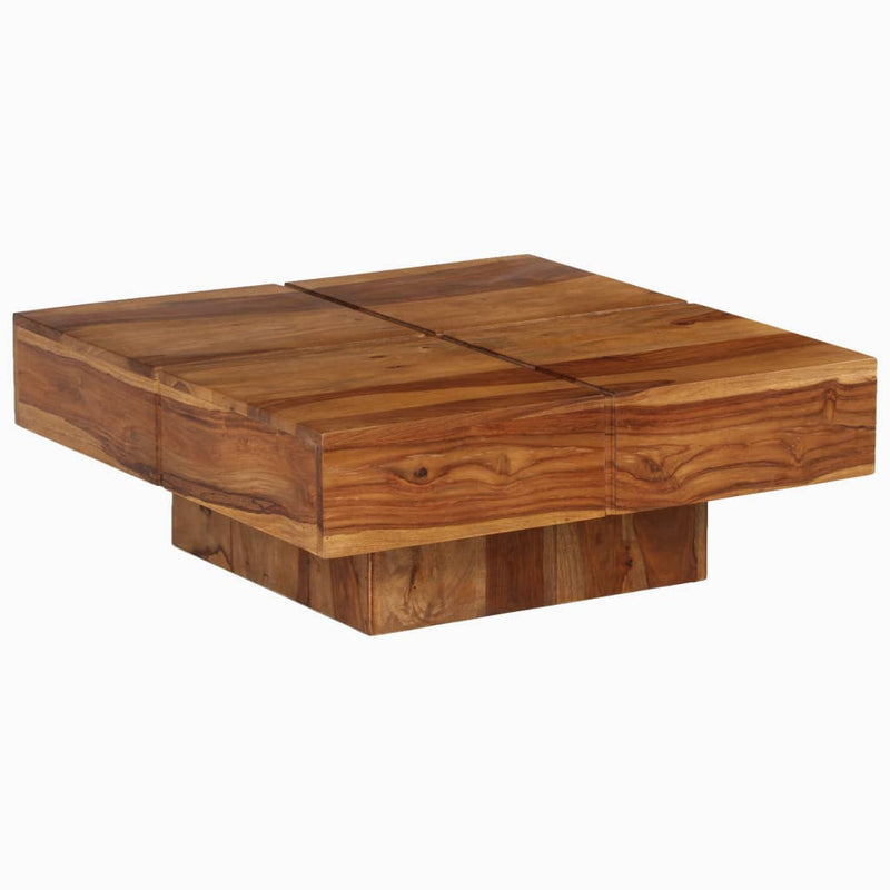 vidaXL Coffee Table 80x80x30 cm Solid Wood Acacia