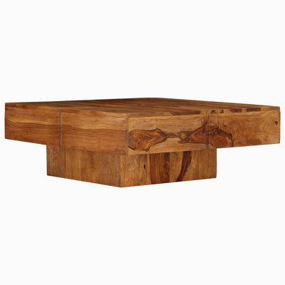 vidaXL Coffee Table 80x80x30 cm Solid Wood Acacia
