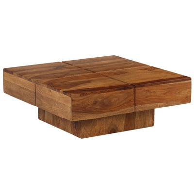 vidaXL Coffee Table 80x80x30 cm Solid Wood Acacia