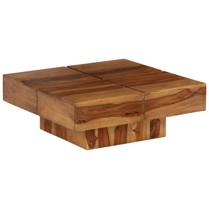 vidaXL Coffee Table 80x80x30 cm Solid Wood Acacia