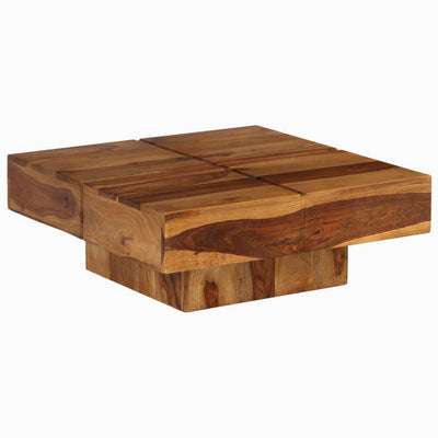 vidaXL Coffee Table 80x80x30 cm Solid Wood Acacia
