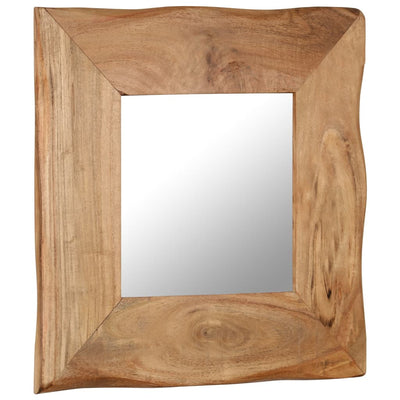 vidaXL Cosmetic Mirror 50x50 cm Solid Acacia Wood