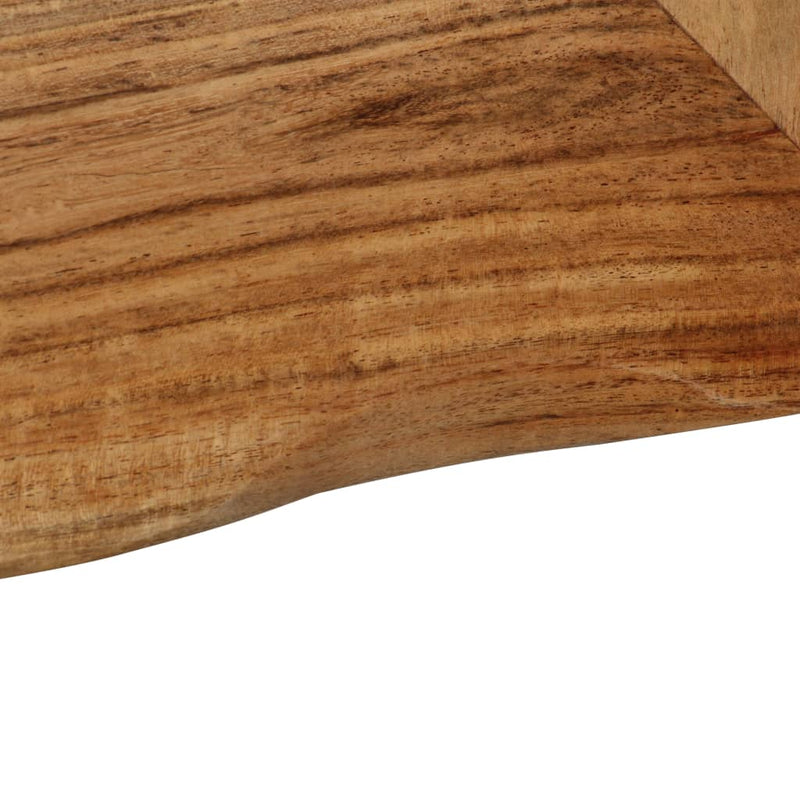 vidaXL Cosmetic Mirror 50x50 cm Solid Acacia Wood