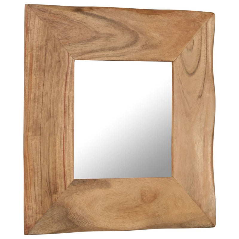 vidaXL Cosmetic Mirror 50x50 cm Solid Acacia Wood