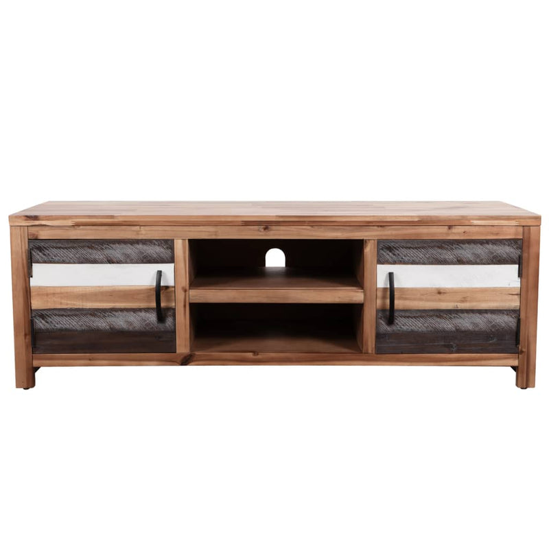 vidaXL TV Cabinet Solid Acacia Wood 120x35x40 cm