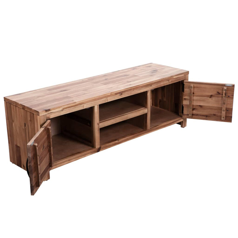 vidaXL TV Cabinet Solid Acacia Wood 120x35x40 cm