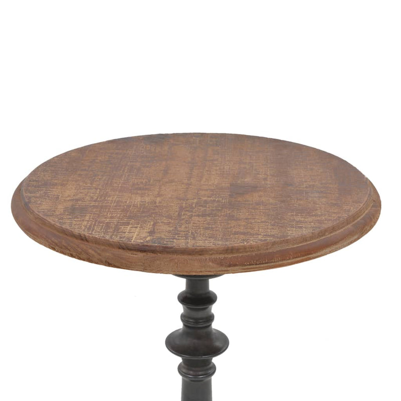 vidaXL End Table Solid Fir Wood 40x64 cm Brown