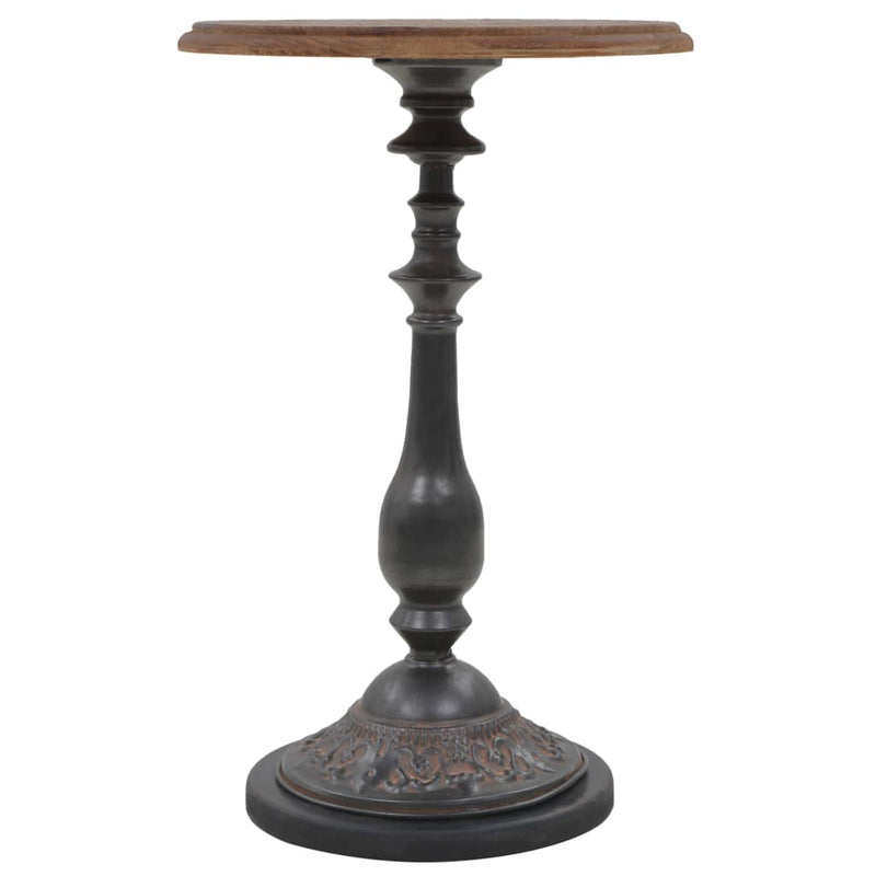 vidaXL End Table Solid Fir Wood 40x64 cm Brown