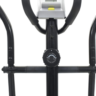 vidaXL Magnetic Elliptical Trainer with Pulse Measurement