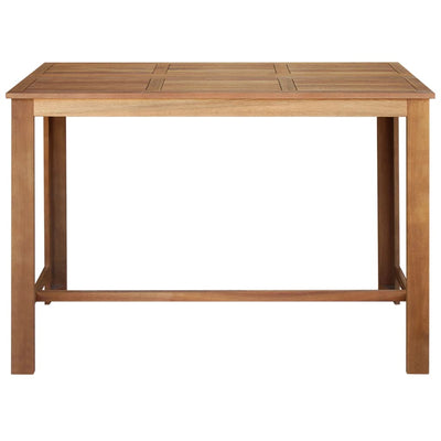 vidaXL Bar Table Solid Acacia Wood 120x60x105 cm