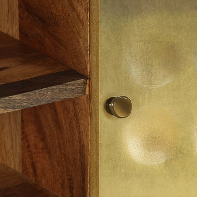 vidaXL TV Cabinet Solid Mango Wood 120x30x45 cm