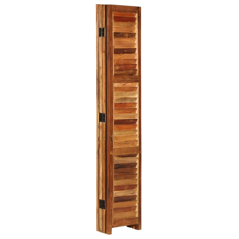 vidaXL Room Divider Solid Reclaimed Wood 170 cm