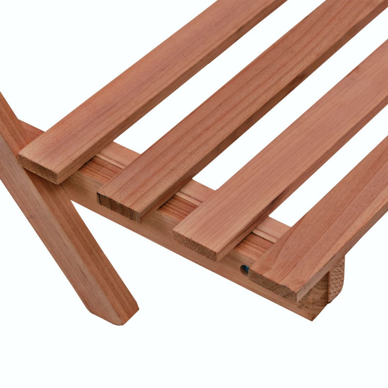 vidaXL 3-Tier Plant Stand Cedar Wood 48x45x40 cm