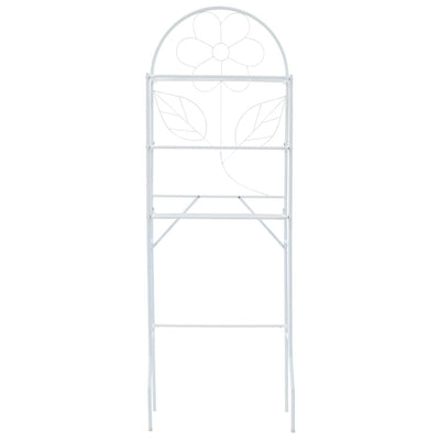 vidaXL Toilet Rack Black 60x33x174 cm