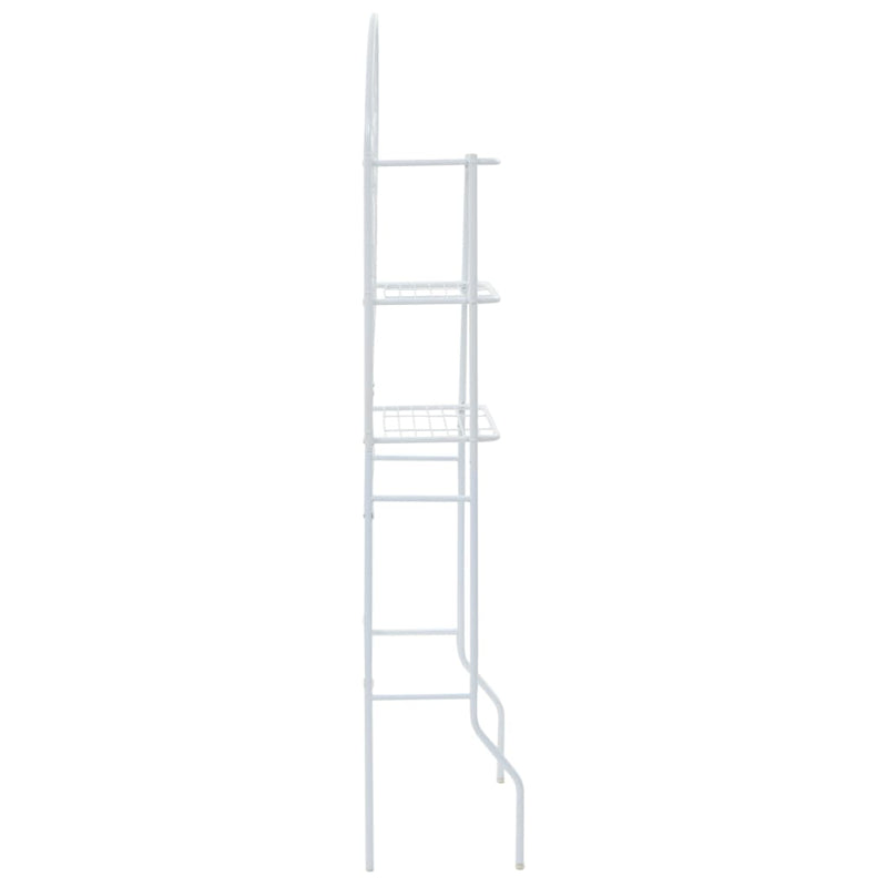 vidaXL Toilet Rack Black 60x33x174 cm