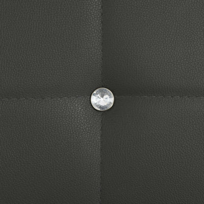 vidaXL Dining Chairs 2 pcs Black Faux Leather