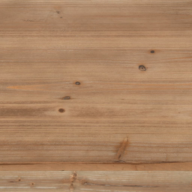 vidaXL Bookcase Solid Firwood and Steel 80x42x180 cm