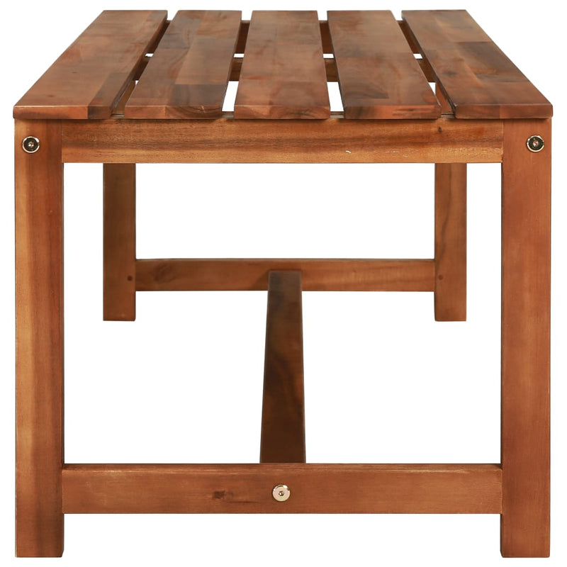 vidaXL 4 Piece Outdoor Lounge Set Solid Acacia Wood