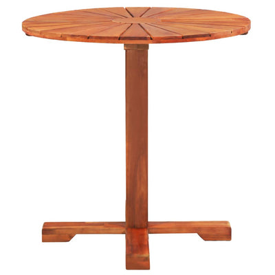 vidaXL Bistro Table 70x70 cm Solid Acacia Wood