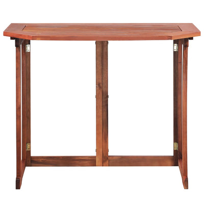 vidaXL Bistro Table 90x50x75 cm Solid Acacia Wood