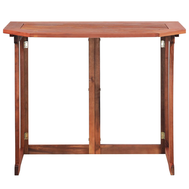 vidaXL Bistro Table 90x50x75 cm Solid Acacia Wood